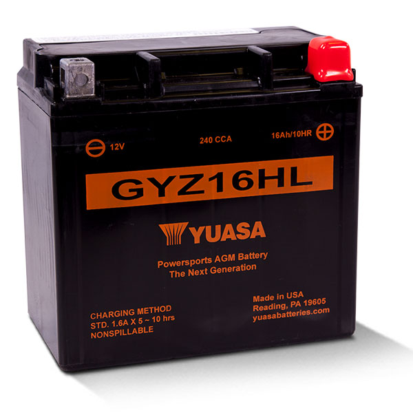 Yuasa Gyz Series Battery (Yuam716Ghl) - 880-7255 | MunroPowersports.com