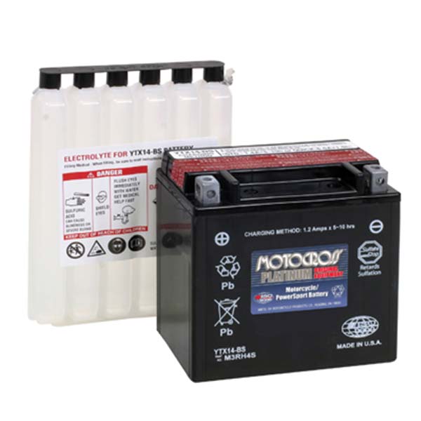 Motocross Agm Battery (Mofm3Rh4S) - 880-8034 | MunroPowersports.com