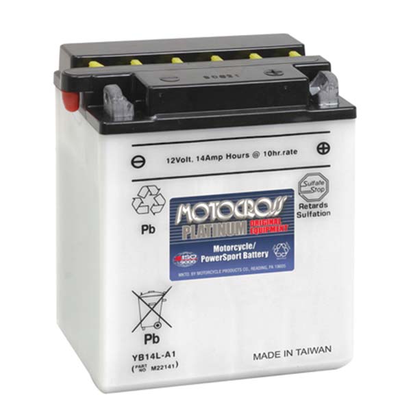 Motocross Yumicron Battery (Yuam22141) - 880-8071 | MunroPowersports.com