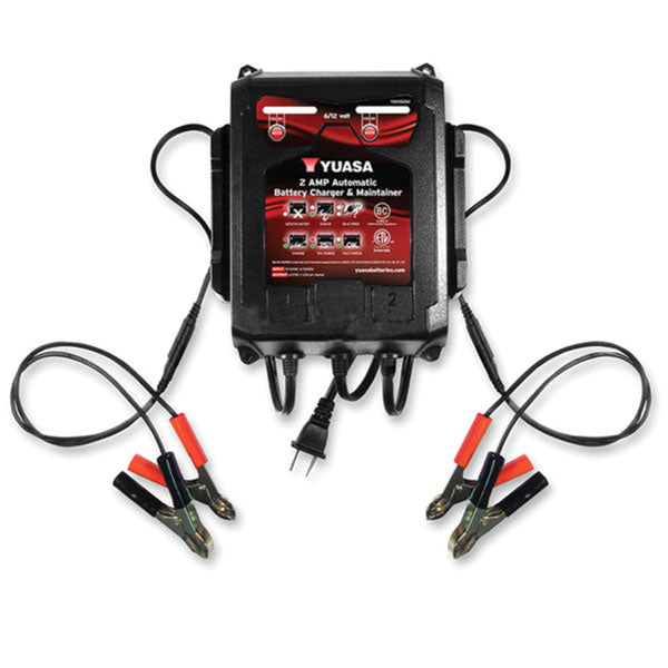 Yuasa 2-Bank 2-Amp 6/12V Charger (Yua2Ampch) - 880-8309 | MunroPowersports.com