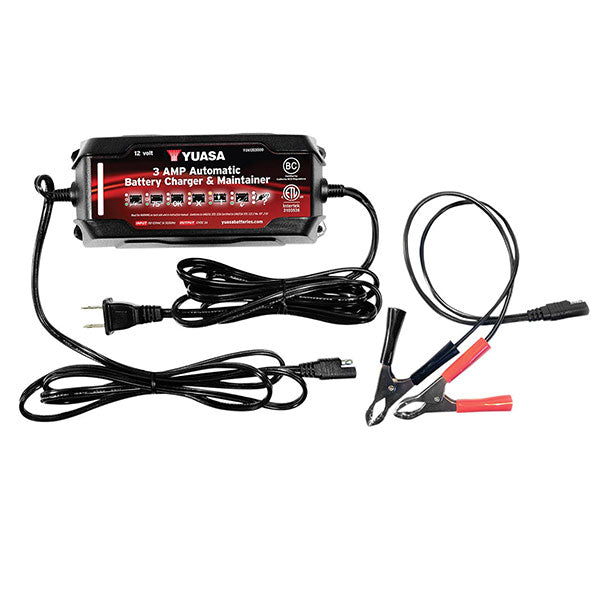 Yuasa 3-Amp 12V Charger - 880-8314 | MunroPowersports.com