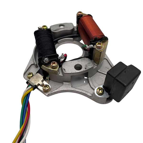 Mogo Parts Stator, 2-Coil With Mount Plate (5+2 Wire) (08-0201) - 89-00511 | MunroPowersports.com