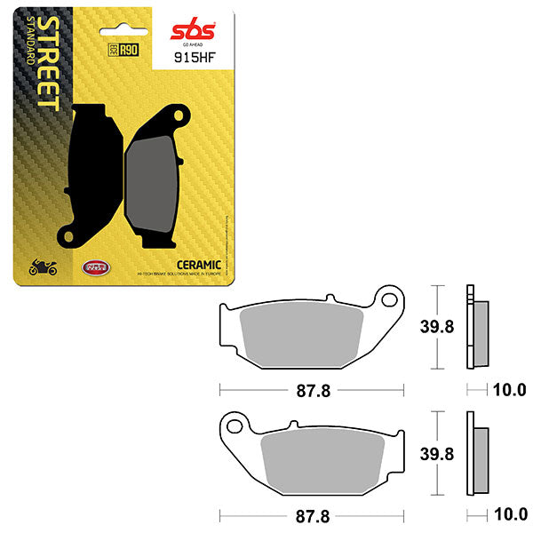 Sbs Atv/Utv Ceramic Brake Pad (6190915108) - 915HF | MunroPowersports.com