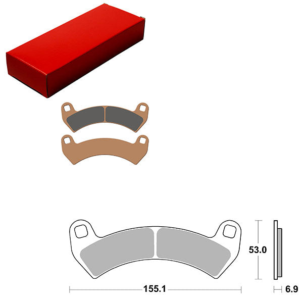 Sbs Atv/Utv Evo Sinter Brake Pad (6280954108) - 954RSI | MunroPowersports.com