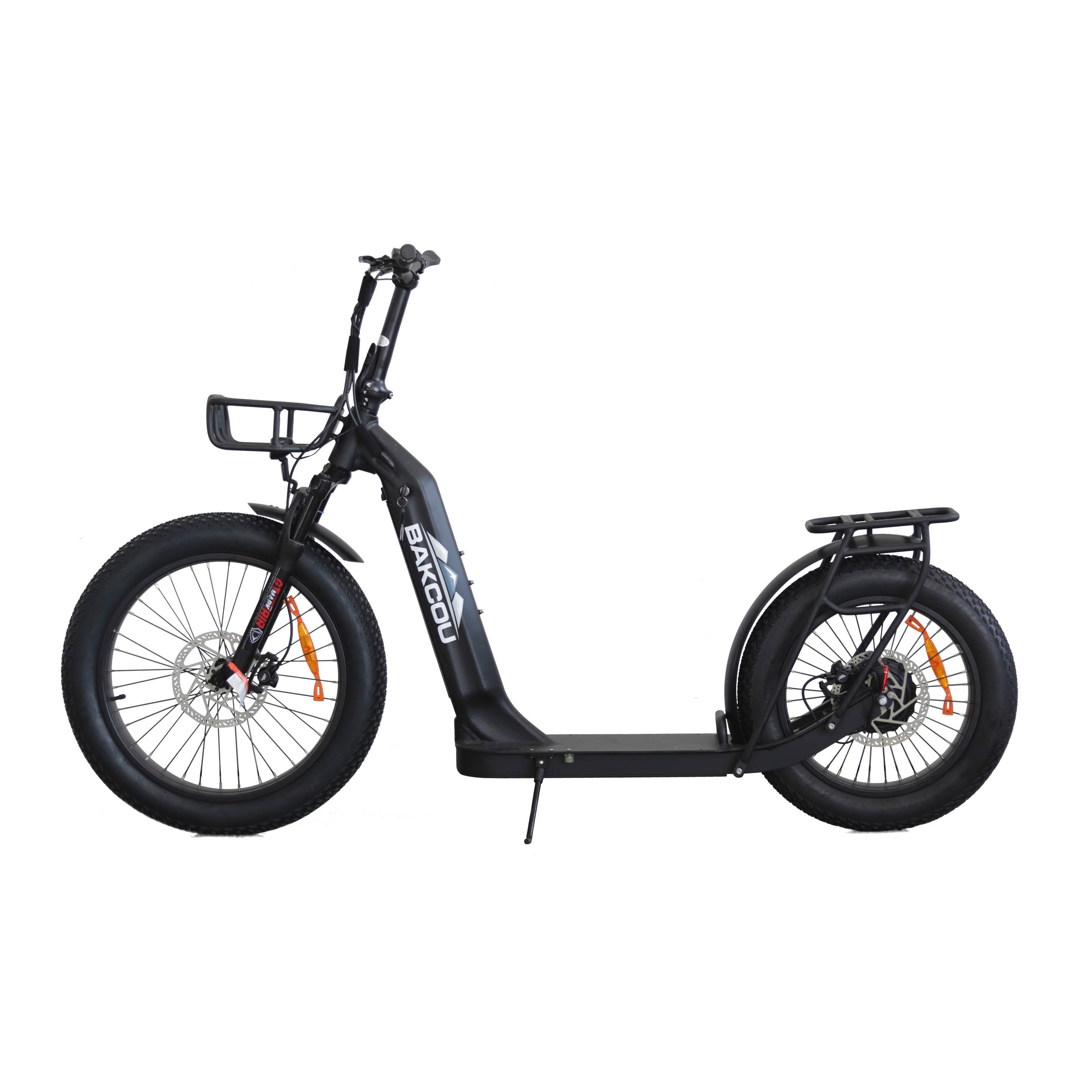 Bakcou Timberwolf Electric Scooter Matte Black | MunroPowersports.com