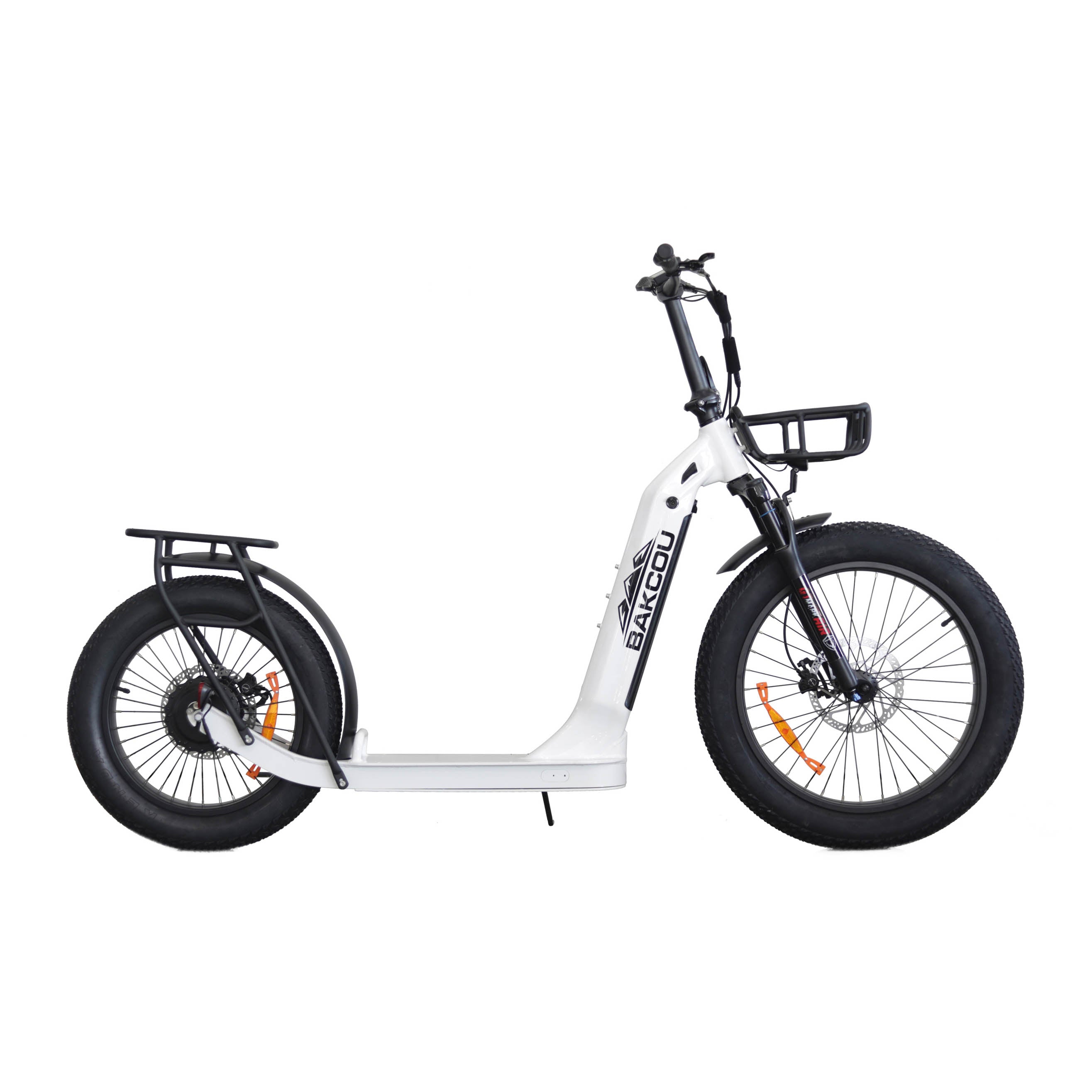 BAKCOU TIMBERWOLF ELECTRIC SCOOTER GLOSS WHITE | MunroPowersports.com