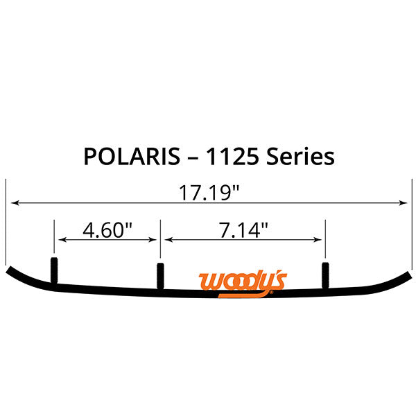 Woody's Flat-Top Extender Trail Iii 4" Carbide Runner (Epi3-1125) | MunroPowersports.com