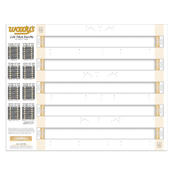 Woody's Stud Template 04 Snocross - POL4-RACE | MunroPowersports.com