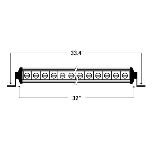Hi-Lux 2.0 - Single Row 32" Light Bar 10-10158
