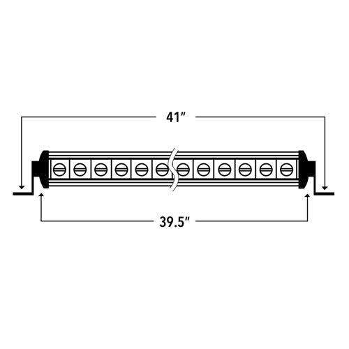 Hi-Lux 2.0 - Single Row 40" Light Bar 10-10159