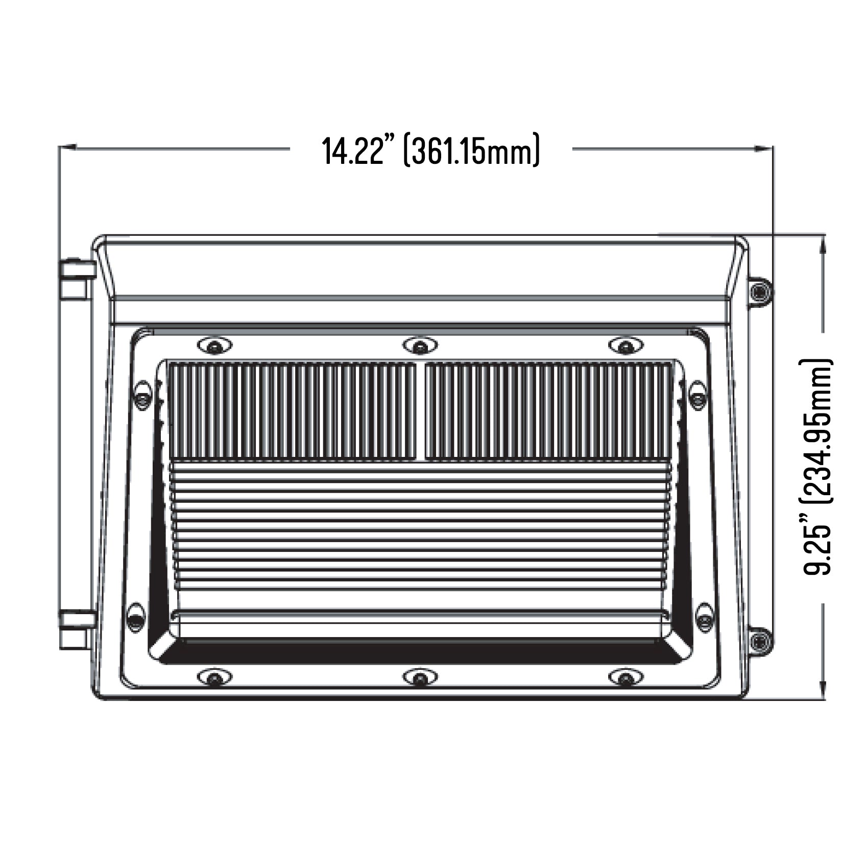 70W LED Wall Pack 15-4003 Commercial Lighting