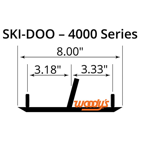 WOODY'S 4" SNO-X RUNNER (SXS-4000)