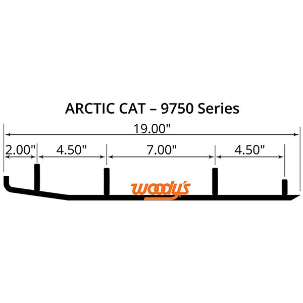 Woody's Flat-Top Trail Blazer 6" Carbide Trail Runner (TAT4-9750) | MunroPowersports.com
