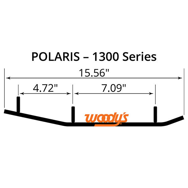 Woody's Flat-Top Trail Blazer 6" Carbide Trail Runner (Tpi4-1300) | MunroPowersports.com