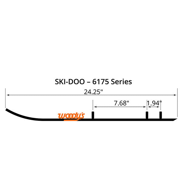 Woody's Flat-Top Executive 8" Carbide Trail Runner (WSD-6175) | MunroPowersports.com