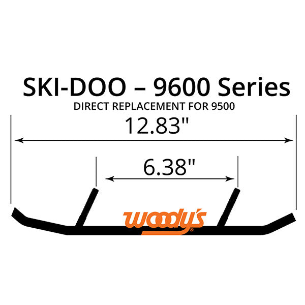 Woody's Flat-Top Executive 8" Carbide Trail Runner (WSD-9600) | MunroPowersports.com