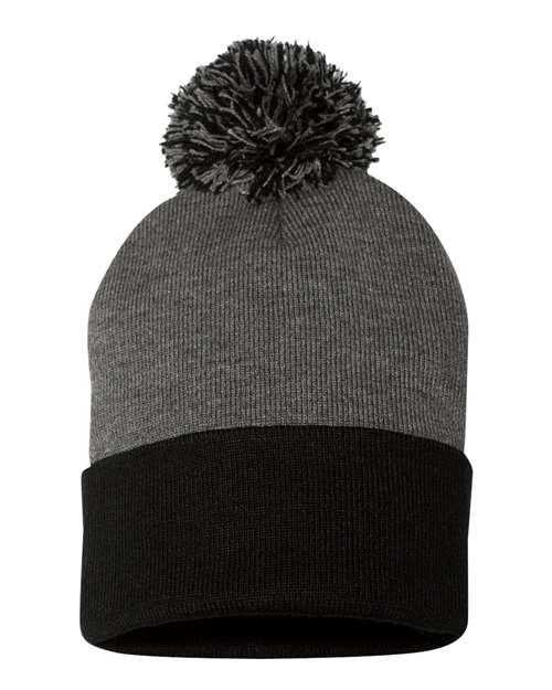 Sportsman Pom-Pom 12" Knit Beanie - SP15 | MunroPowersports.com