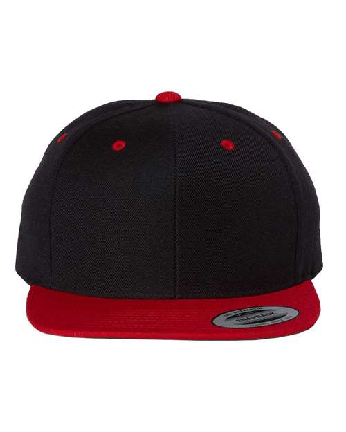 Yupoong Classics Flat Bill Snapback Cap - 6089M